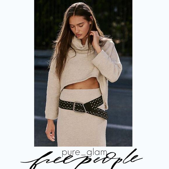 Free People sweater set top and midi skirt - Picture 5 of 6